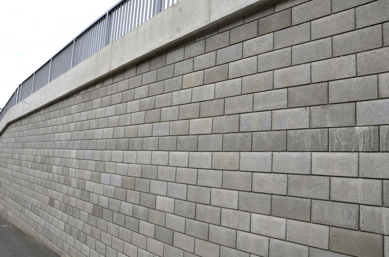 Concrete Block Retaining Wall